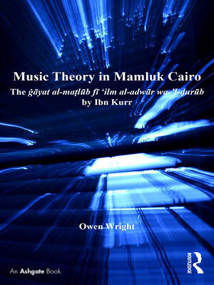 cover image of Music Theory in Mamluk Cairo